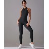 Гладкий комбінізон Leggings Body Crop T-shirt model 56 (NERO) Гладкий комбінізон Leggings Body Crop T-shirt model 56 (NERO)